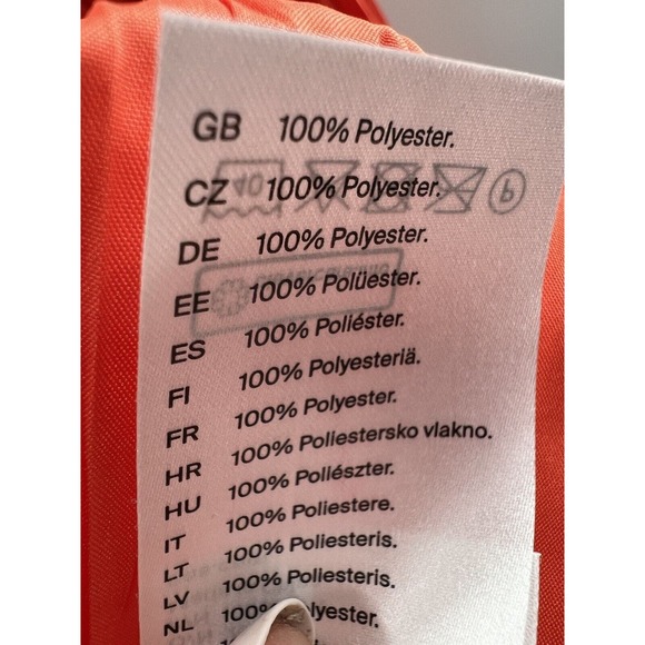 COS Women’s Pleated Long Sleeve Cape Style Open Sleeve Blouse Orange Size 38 (S) - Picture 12 of 14